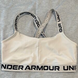 Under Armour Light Gray Crossback Bra